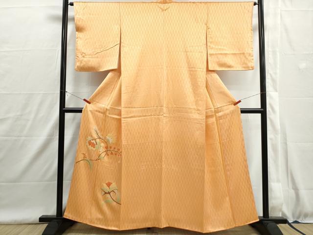 平和屋着物■中国三大刺繍　相良刺繍　総刺繍　色留訪問着　立涌更紗花文　正絹　逸品　DABH8955qa