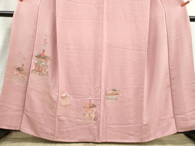 平和屋着物■訪問着　寿光織　祇園祭　金糸　正絹　逸品　DABH8979qa