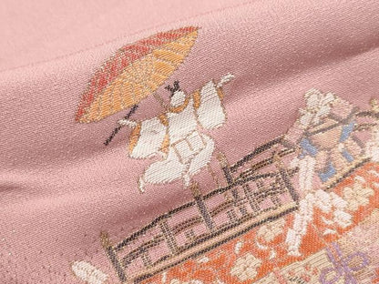 平和屋着物■訪問着　寿光織　祇園祭　金糸　正絹　逸品　DABH8979qa