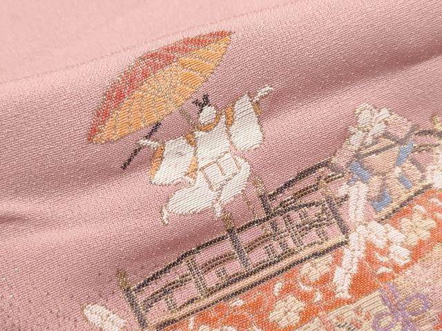 平和屋着物■訪問着　寿光織　祇園祭　金糸　正絹　逸品　DABH8979qa