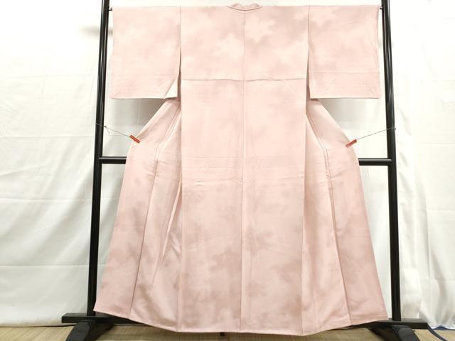 平和屋着物■上質な色無地　霞地紋　虹色　正絹　逸品　DABH8984qa