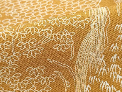 平和屋着物■訪問着　作家物　樹林風景文　暈し染め　正絹　逸品　DABH8997qa