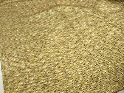 平和屋着物■上質な小紋　毘沙門亀甲文　正絹　逸品　DABH8999qa