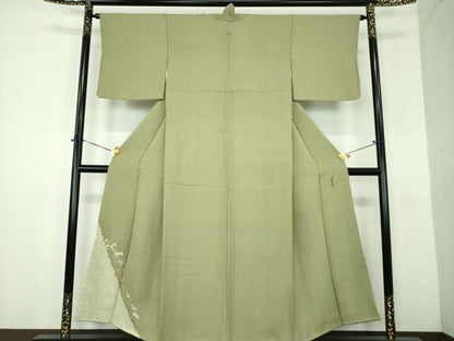 平和屋着物●中村彰男　色留袖　刺繍　絞り　松竹梅　金糸　正絹　逸品　DABH9085ps