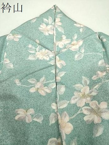 平和屋着物●上質な小紋　枝花文　金彩　正絹　逸品　DABH9099ps