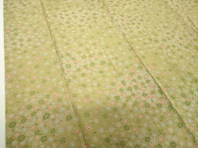 平和屋着物●上質な小紋　舞花文　正絹　逸品　DABH9102ps