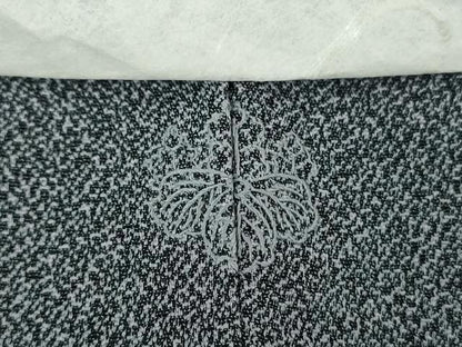 平和屋着物●上質なお召　霞文　正絹　逸品　未使用　DABH9108ps