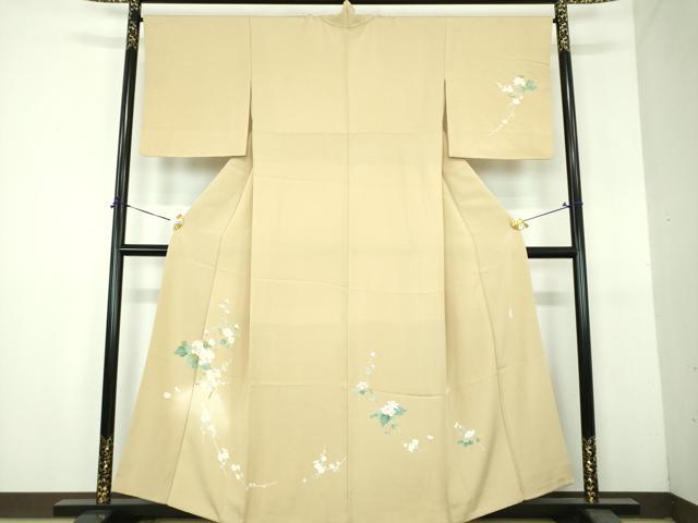 平和屋着物●訪問着　友禅　作家物　枝花文　暈し染め　さが美扱い　正絹　逸品　DABH9115ps