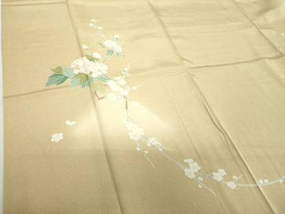 平和屋着物●訪問着　友禅　作家物　枝花文　暈し染め　さが美扱い　正絹　逸品　DABH9115ps