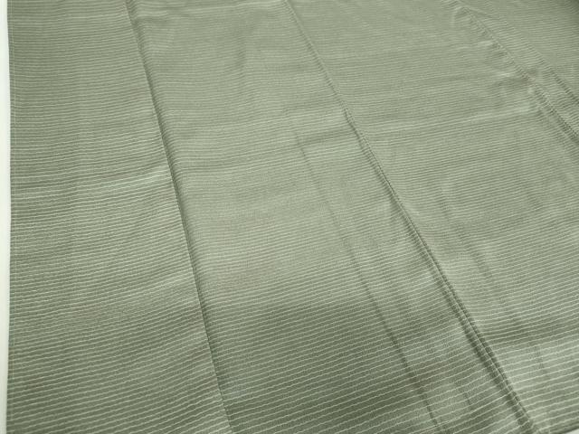 平和屋着物●訪問着　よろけ縞　銀座おゝぎ屋扱い　正絹　逸品　未使用　DABH9122ps