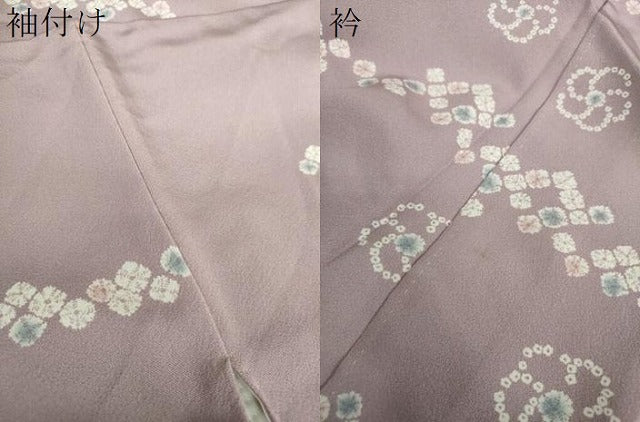 平和屋着物●上質な小紋　舞梅　正絹　逸品　DABH9128ps