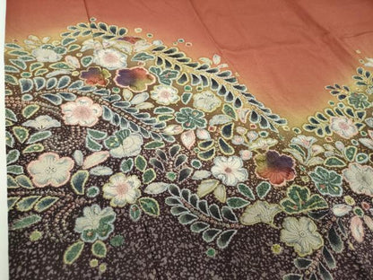平和屋着物●訪問着　作家物　絞り　辻が花　暈し染め　正絹　逸品　DABH9145ps