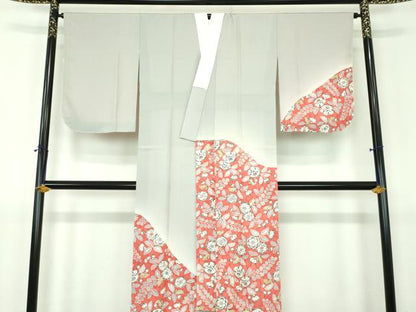 平和屋着物●上質な長襦袢　袷　辻が花　正絹　逸品　DABH9147ps