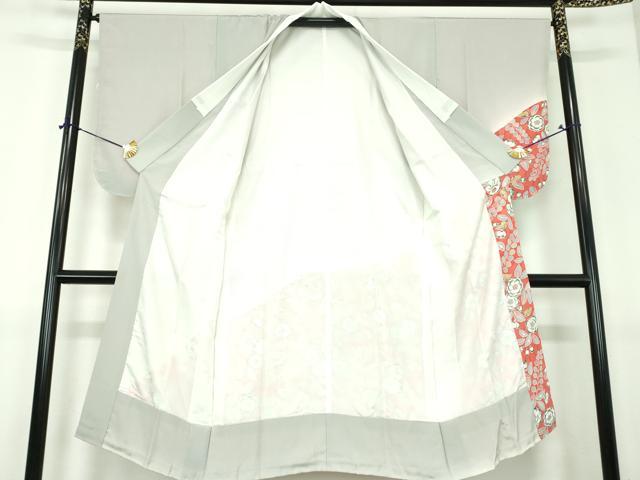 平和屋着物●上質な長襦袢　袷　辻が花　正絹　逸品　DABH9147ps