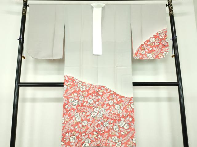 平和屋着物●上質な長襦袢　袷　辻が花　正絹　逸品　DABH9147ps
