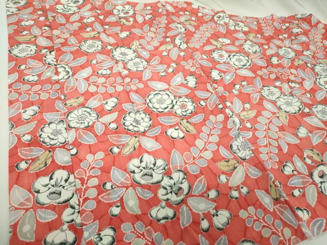 平和屋着物●上質な長襦袢　袷　辻が花　正絹　逸品　DABH9147ps