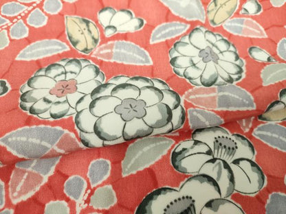 平和屋着物●上質な長襦袢　袷　辻が花　正絹　逸品　DABH9147ps