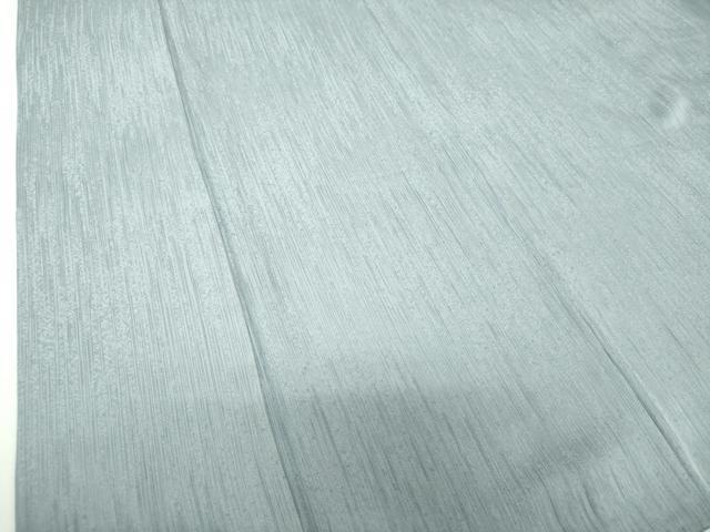 平和屋着物●上質な色無地　縞地紋　秘色色　正絹　逸品　DABH9156ps