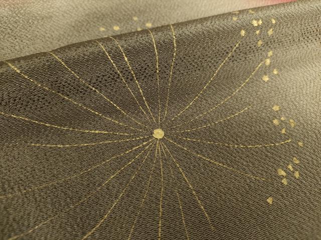 平和屋着物●訪問着　舞梅　鬼しぼ縮緬　暈し染め　金彩　正絹　逸品　DABH9168ps