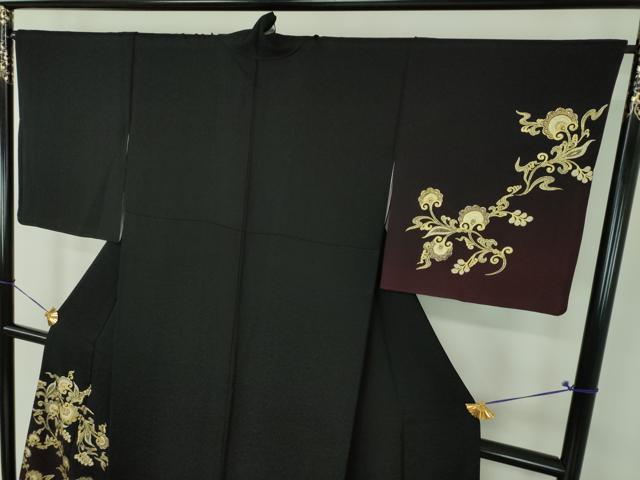平和屋着物●金彩友禅　卓越技能者・名工・和田光正監修　由光　訪問着　京金彩　更紗花文　暈し染め　金彩　正絹　逸品　DABH9169ps