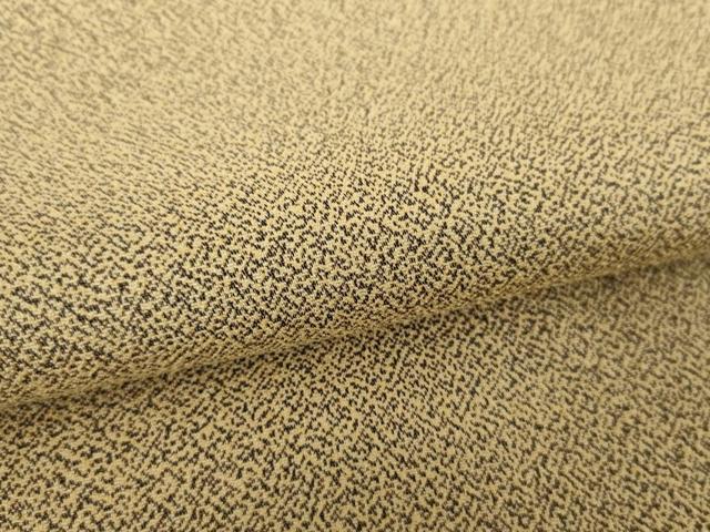 平和屋着物●日本画家　霜鳥忍の世界　彩天目織　お召　霞文　正絹　逸品　DABH9170ps
