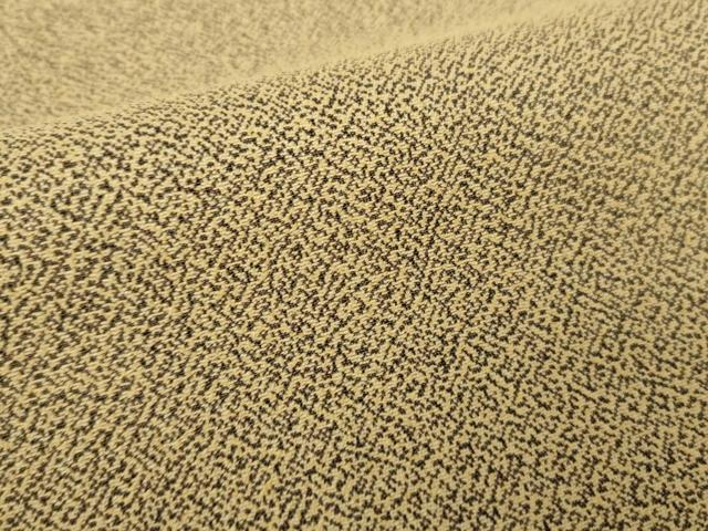 平和屋着物●日本画家　霜鳥忍の世界　彩天目織　お召　霞文　正絹　逸品　DABH9170ps