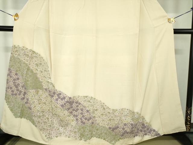平和屋着物●中国三大刺繍　相良刺繍　総刺繍　訪問着　花尽くし　金糸　正絹　逸品　DABH9171ps