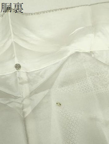 平和屋着物●本場大島紬　白大島　9マルキ　葡萄蔦の葉文　正絹　逸品　DABH9181ps