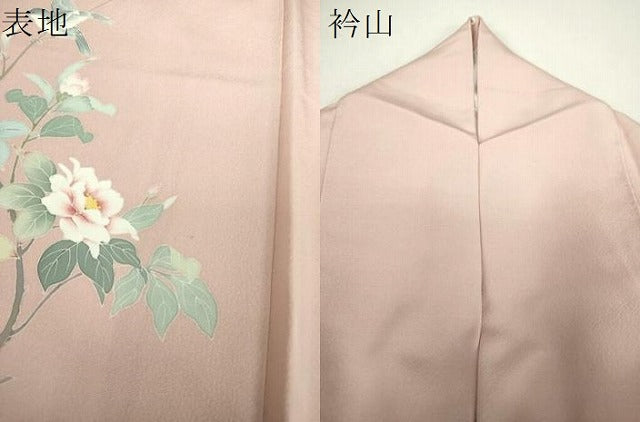 平和屋着物●訪問着　友禅　作家物　花鳥文　暈し染め　正絹　逸品　DABH9190ps