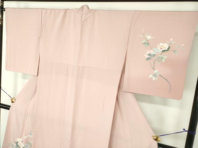 平和屋着物●訪問着　友禅　作家物　花鳥文　暈し染め　正絹　逸品　DABH9190ps