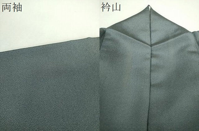 平和屋着物●訪問着　お召地　孔雀更紗花文　正絹　逸品　DABH9191ps