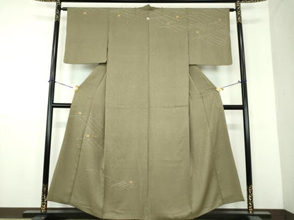 平和屋着物●訪問着　流水千鳥　金彩　正絹　逸品　DABH9215ps