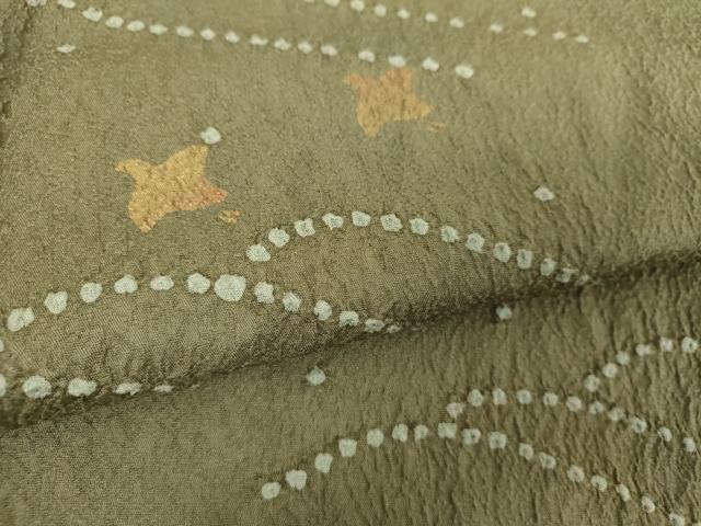 平和屋着物●訪問着　流水千鳥　金彩　正絹　逸品　DABH9215ps