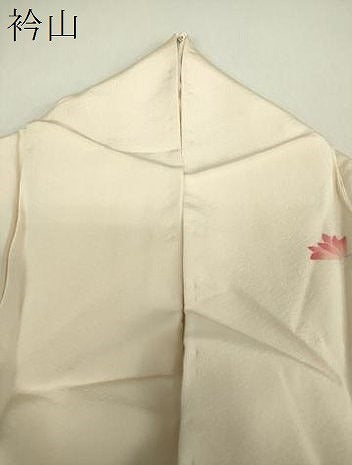 平和屋着物●訪問着　友禅　草花文　正絹　逸品　DABH9217ps