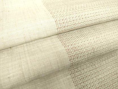 平和屋着物●結城紬　80亀甲　間道　正絹　逸品　DABH9240ps