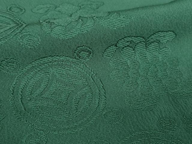 平和屋着物●豪華色留袖　遠州七宝地紋　鉄色　正絹　逸品　DABH9245ps