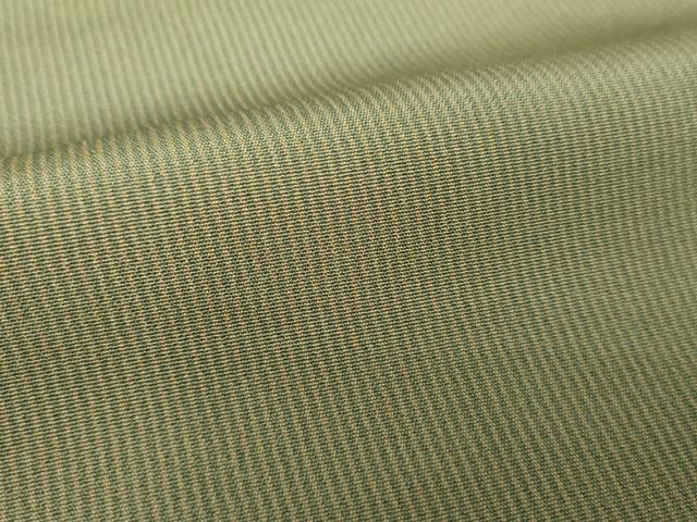 平和屋着物●江戸小紋　万筋　鶸茶色×木蘭色　正絹　逸品　未使用　DABH9256ps