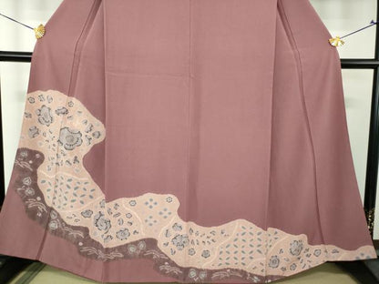 平和屋着物●訪問着　絞り　辻が花　正絹　逸品　DABH9257ps