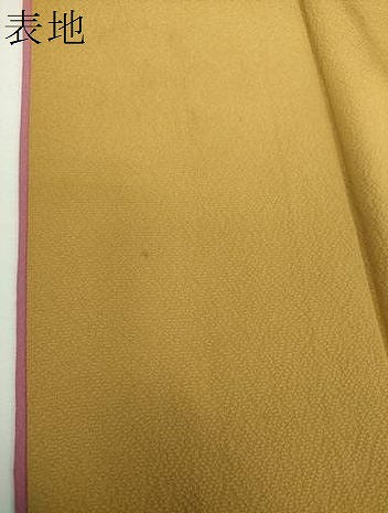 平和屋着物●上質な色無地　黄唐茶色　やまと誂製　正絹　逸品　DABH9267ps
