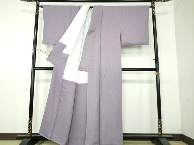 平和屋着物●上質な色無地　霞地紋　薄色　ますいわ屋扱い　正絹　逸品　DABH9274ps
