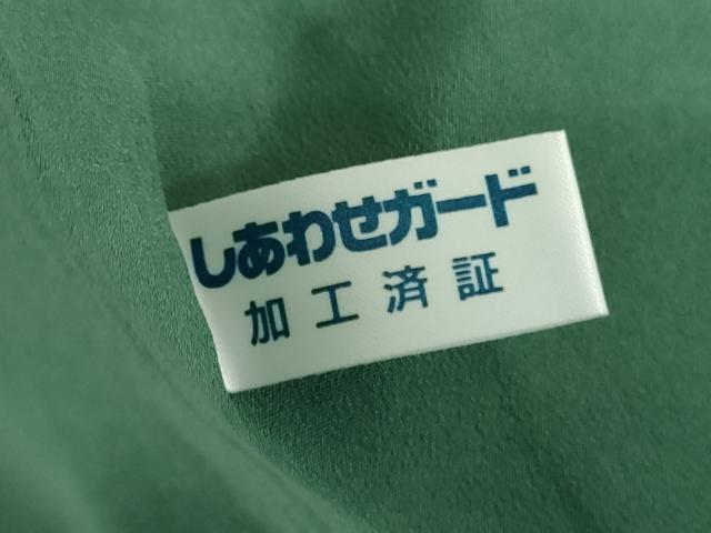 平和屋着物●上質な色無地　竜田川地紋　萌葱色　正絹　逸品　DABH9277ps