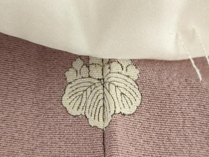 平和屋着物●上質な色無地　江戸鼠色　正絹　逸品　未使用　DABH9278ps