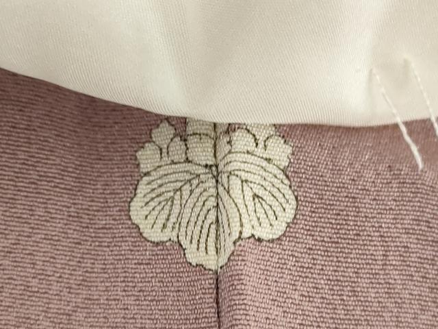 平和屋着物●上質な色無地　江戸鼠色　正絹　逸品　未使用　DABH9278ps