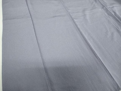 平和屋着物●上質な色無地　霞地紋　藤鼠色　正絹　逸品　DABH9288ps