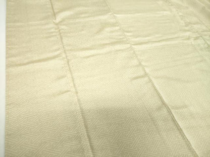 平和屋着物●上質なお召　紗綾形文　正絹　逸品　DABH9298ps