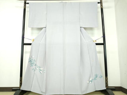 平和屋着物●訪問着　作家物　卯の花　正絹　逸品　DABH9303ps