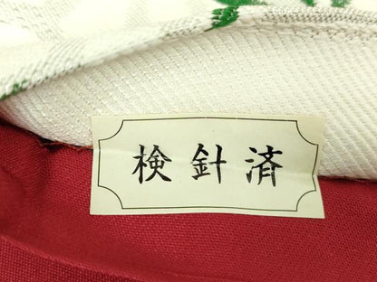 平和屋着物▼西陣　志美津謹製　六通柄袋帯　舞梅楓　金糸　正絹　逸品　DABH9429ps