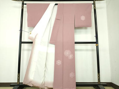 平和屋着物●中国三大刺繍　スワトウ刺繍　汕頭刺繍　総刺繍　無地絵羽訪問着　正倉院花文　鴇浅葱色　正絹　逸品　DABH9451ps