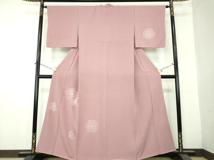 平和屋着物●中国三大刺繍　スワトウ刺繍　汕頭刺繍　総刺繍　無地絵羽訪問着　正倉院花文　鴇浅葱色　正絹　逸品　DABH9451ps