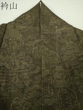 平和屋着物●結城紬　100亀甲　雪輪重ね花文　正絹　逸品　DABH9453ps